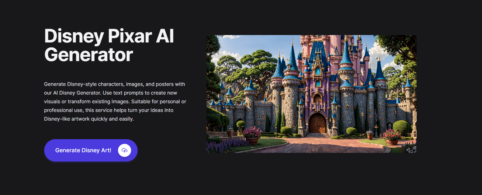 Display image for Disney AI Generator