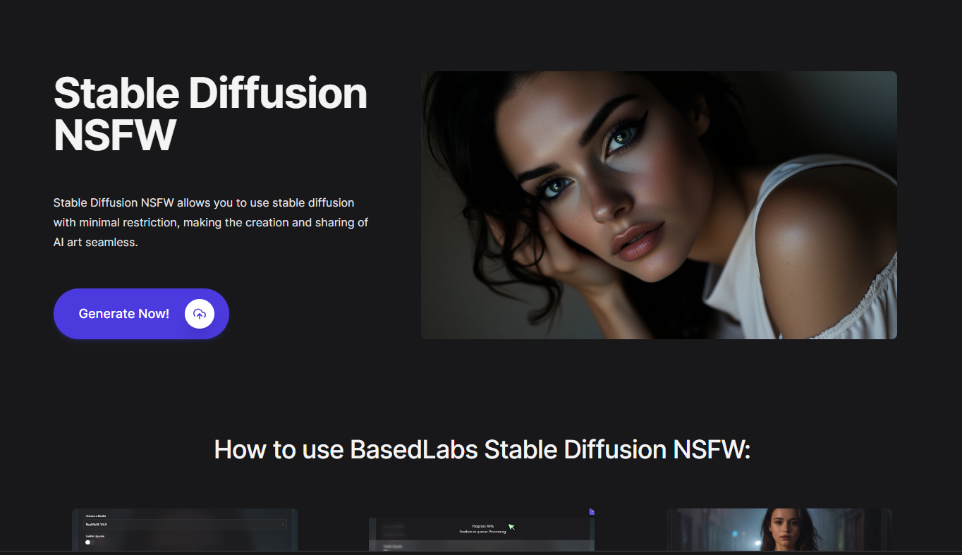 Display image for Stable Diffusion NSFW