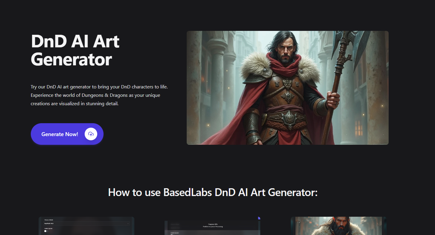 Display image for Dnd AI Art Generator