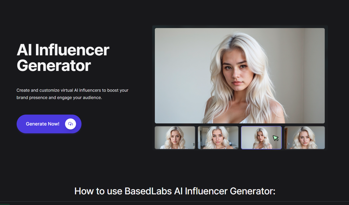 Display image for AI Influencer