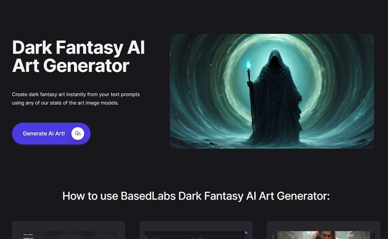 Display image for Dark Fantasy AI