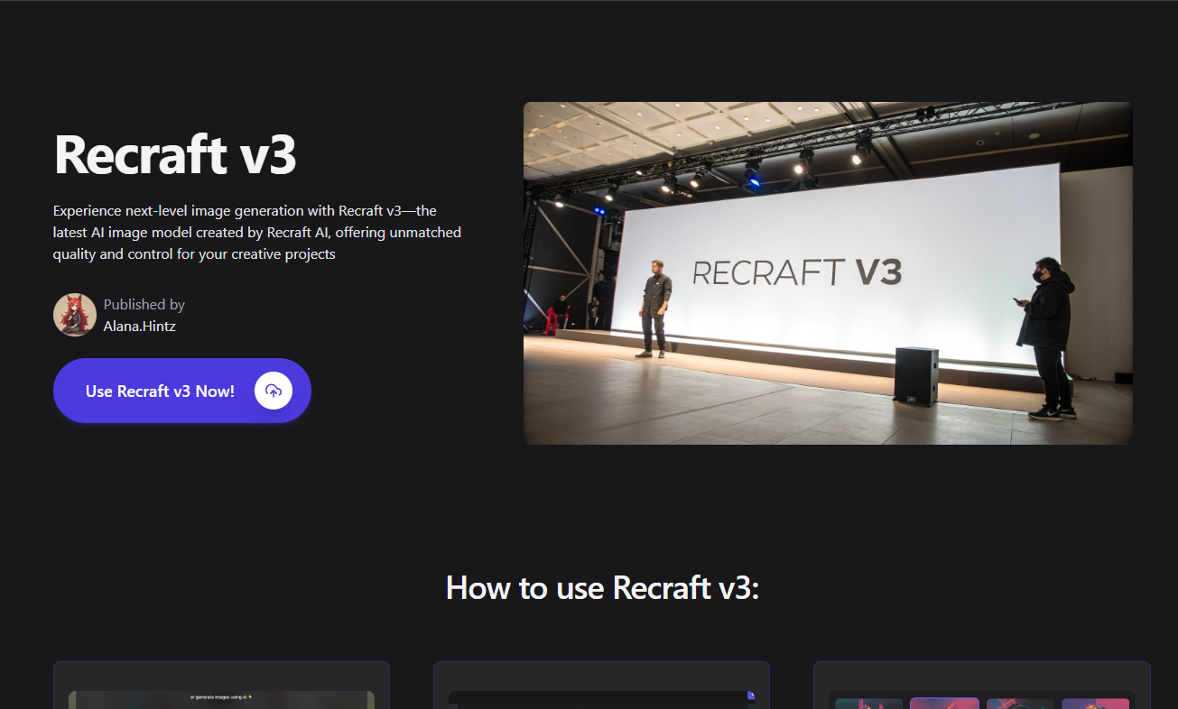 Display image for Recraft v3