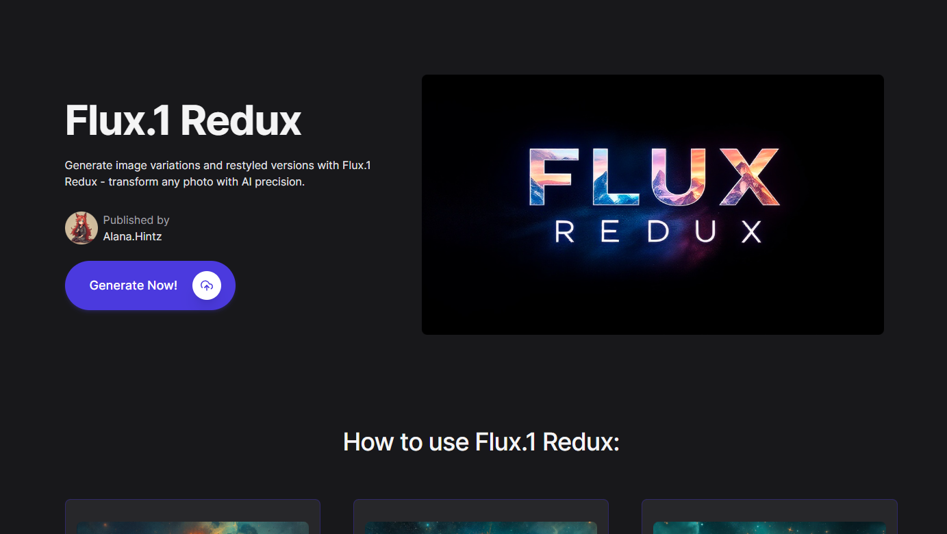 Display image for Flux 1 Redux