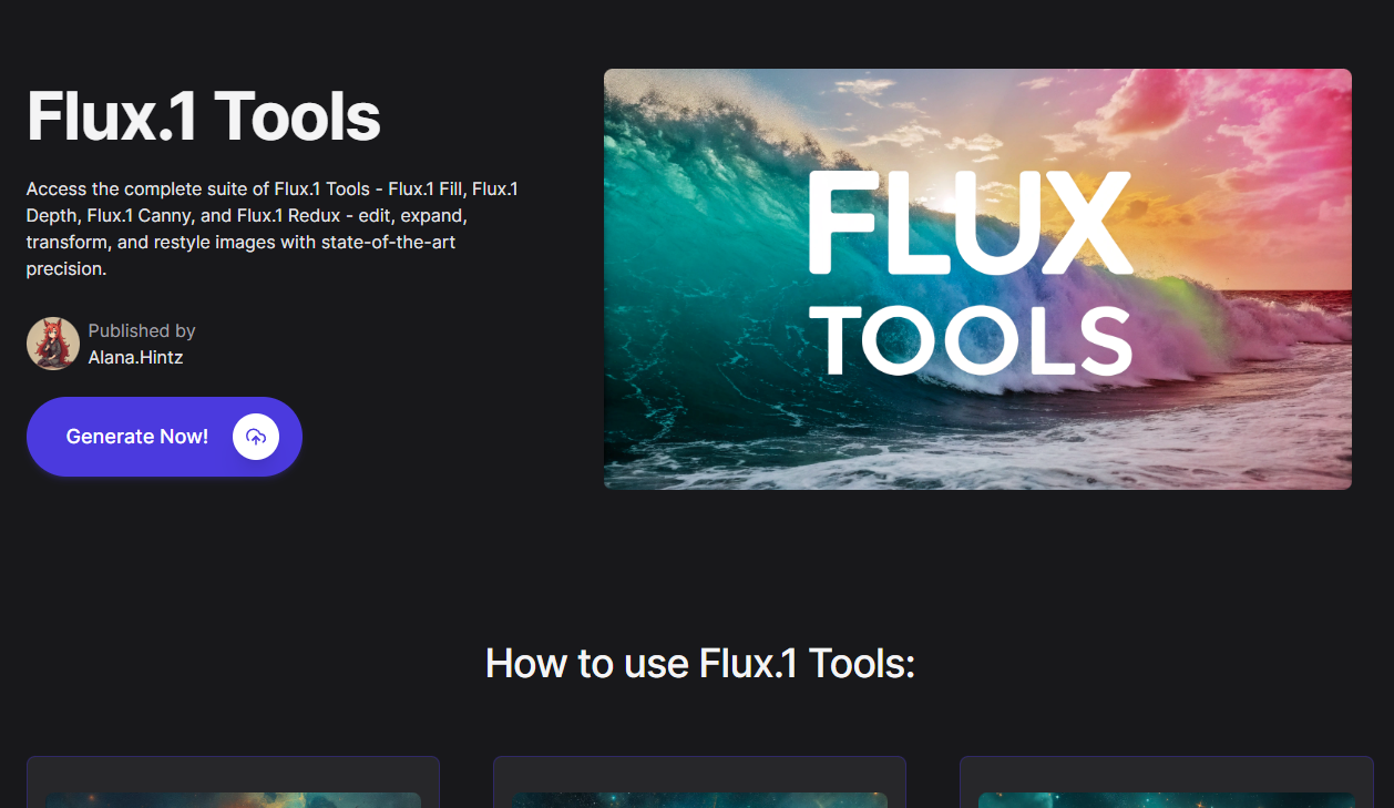 Display image for Flux 1 Tools