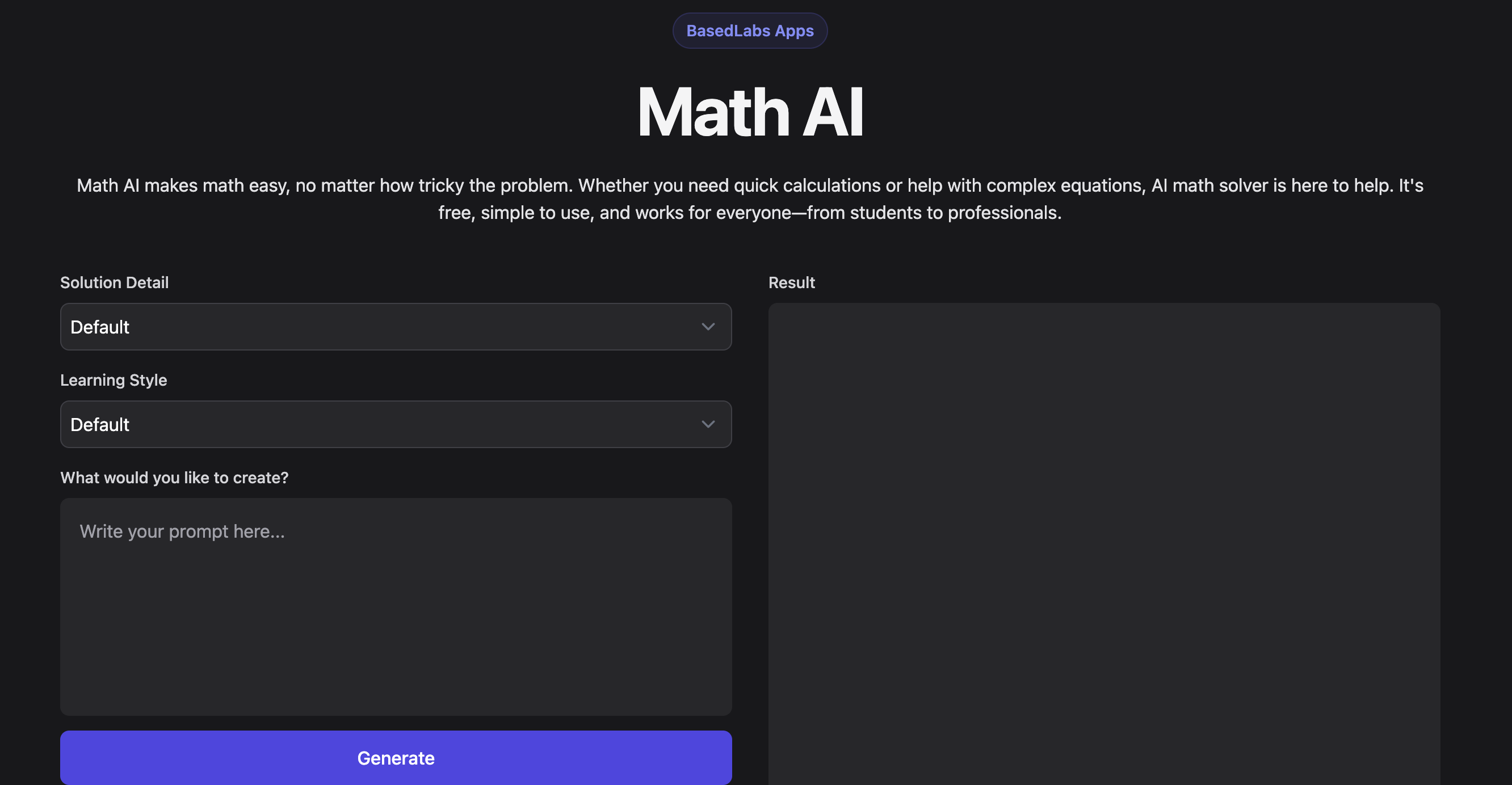 Display image for Math AI