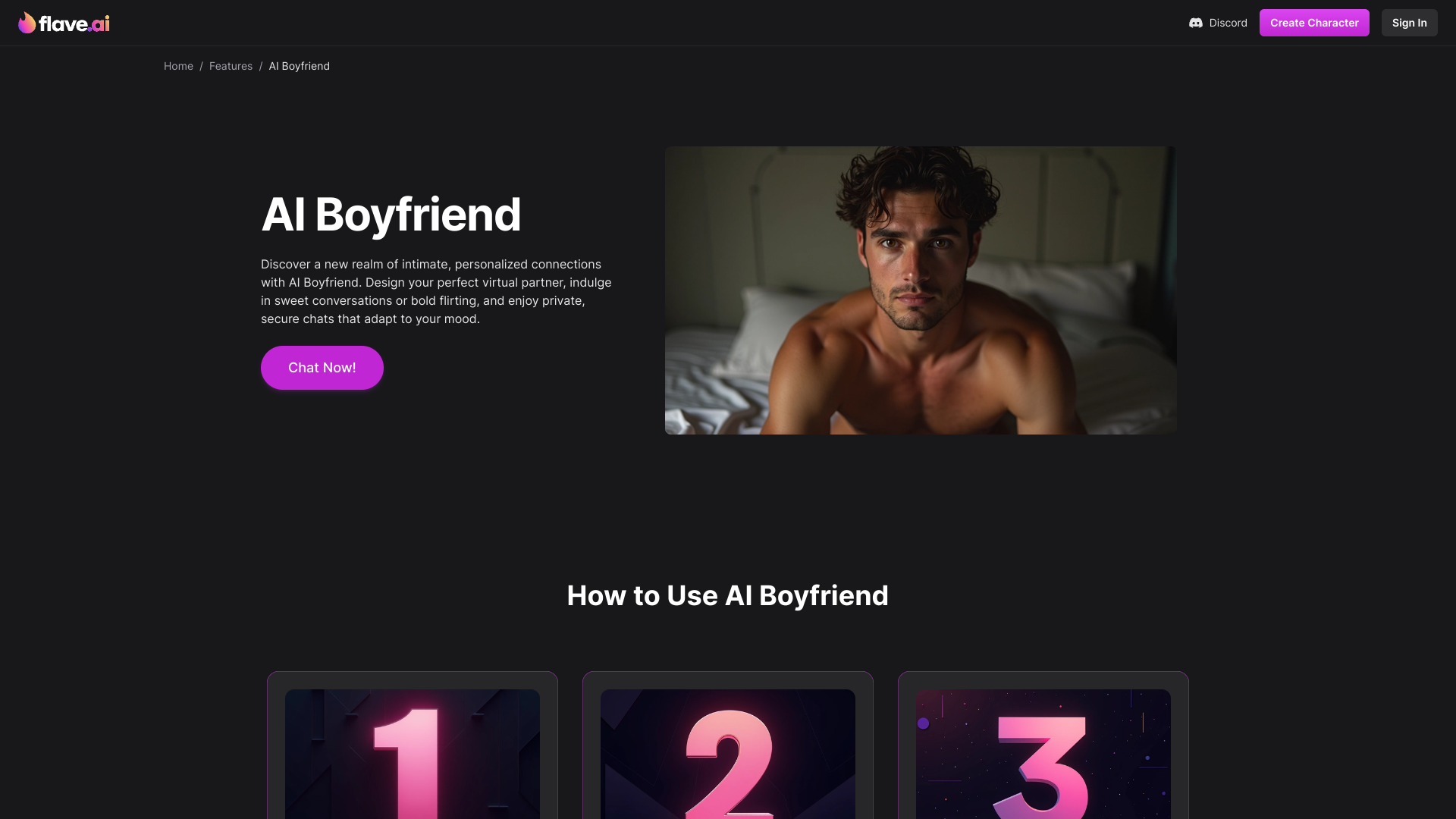 Display image for Boyfriend AI