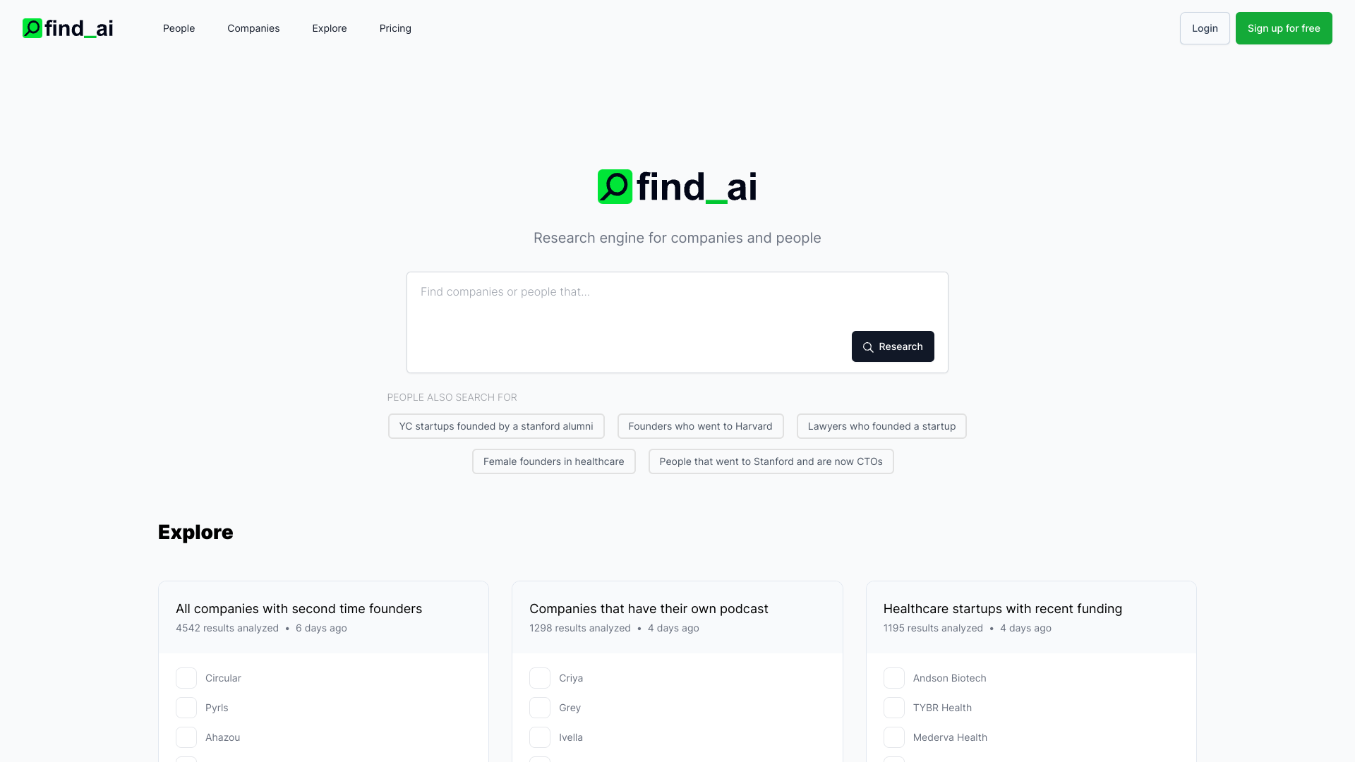 Display image for Find AI