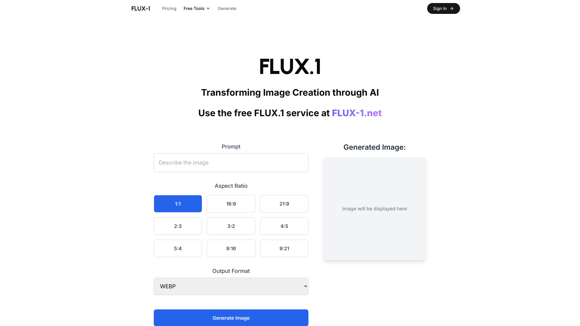 Display image for FLUX.1 Pro