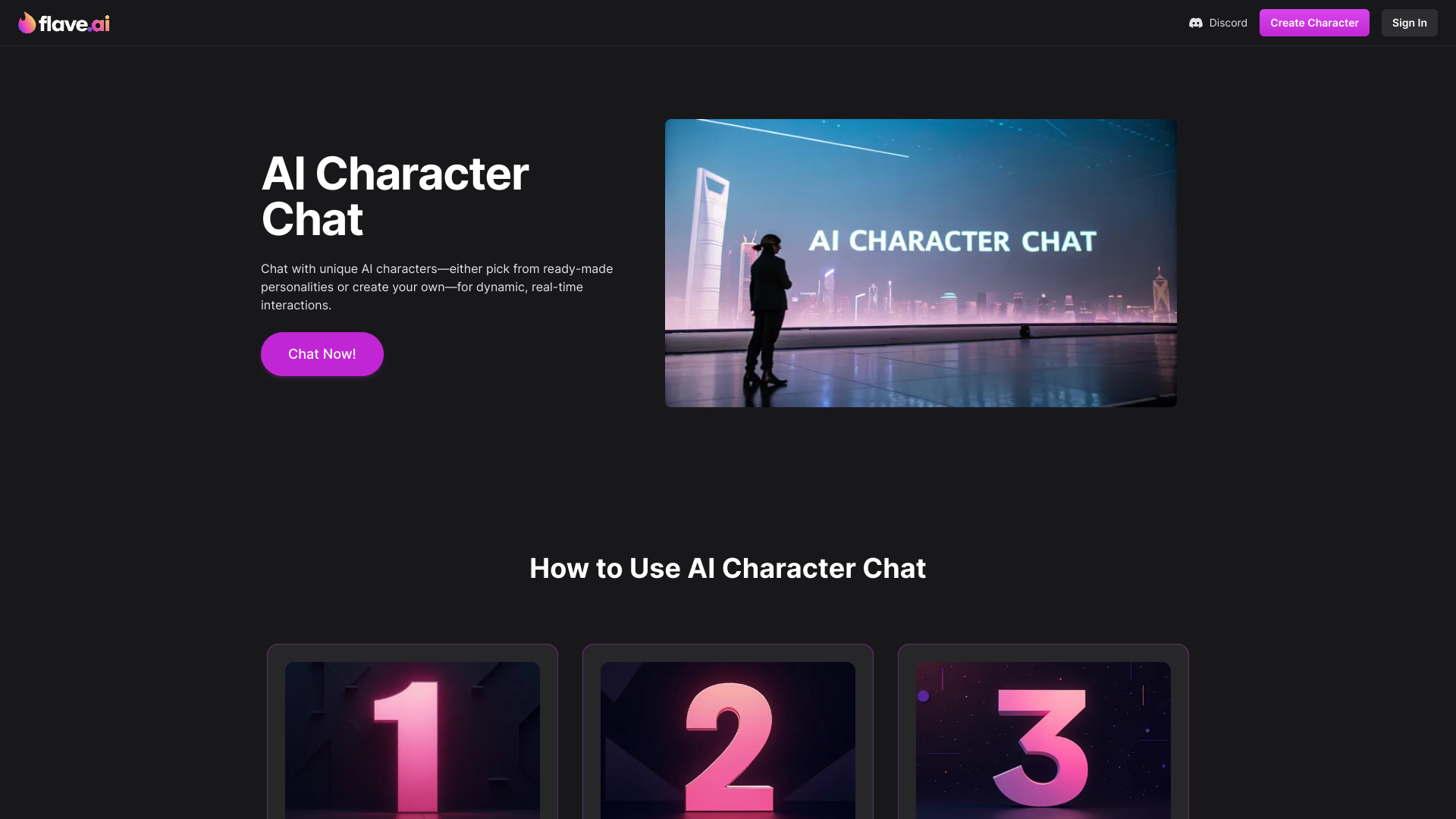 Display image for AI Character Chat