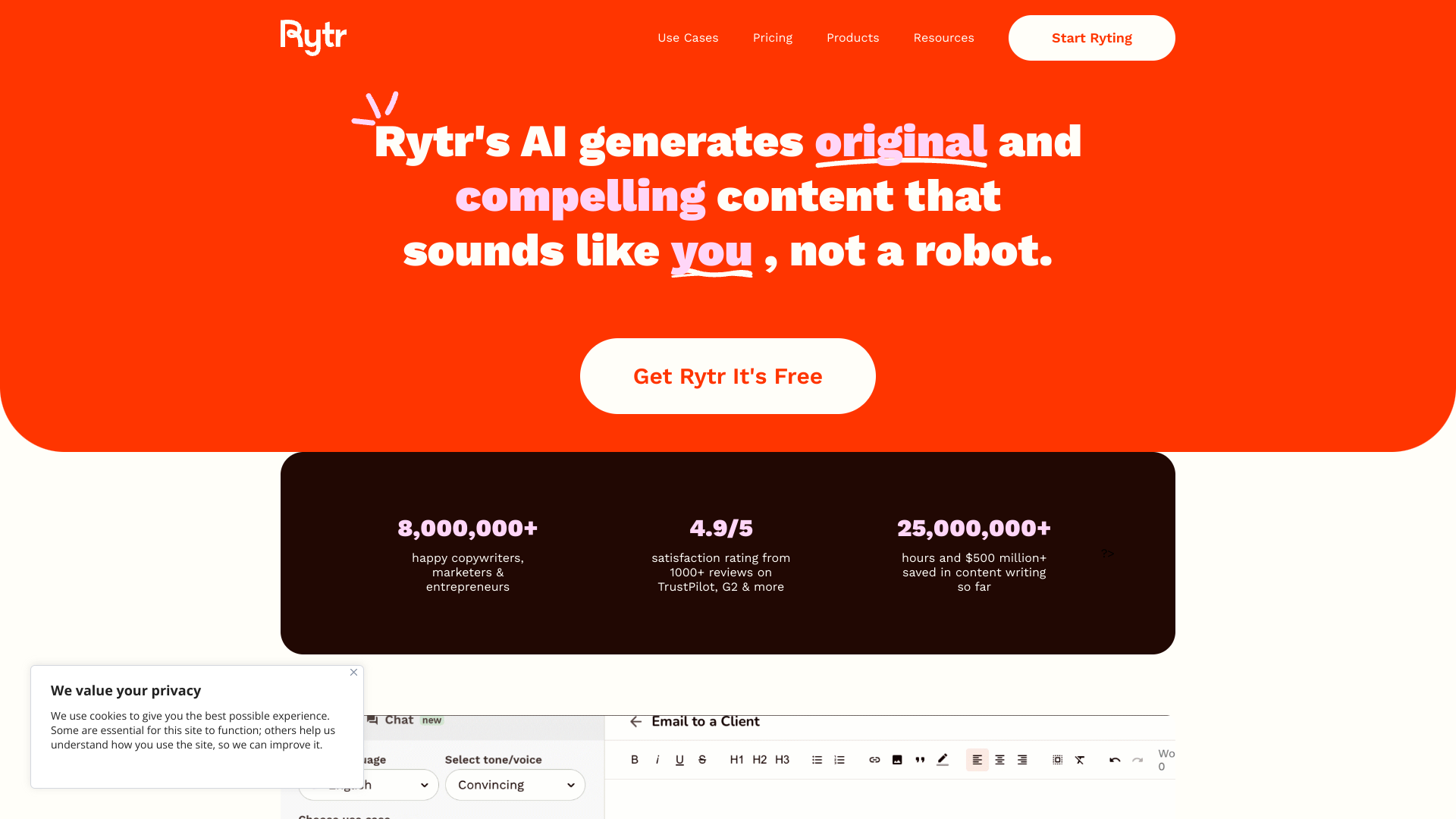 Display image for Rytr