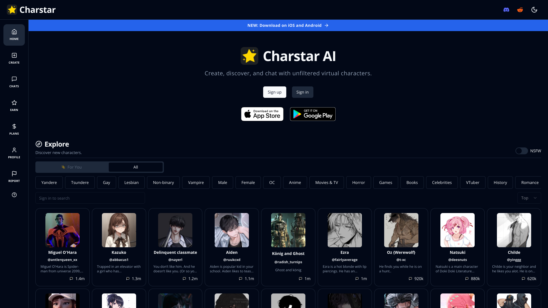 Display image for Charstar AI